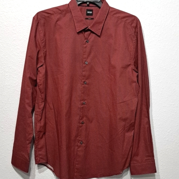 Hugo Boss Ronni Slim Fit Long Sleeve Shirt - Picture 1 of 5